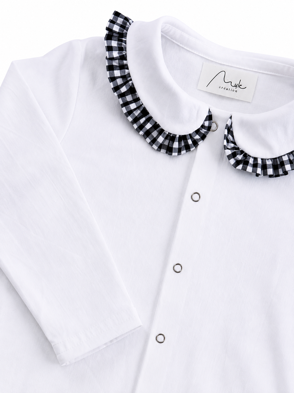Chemise col volanté Myle création