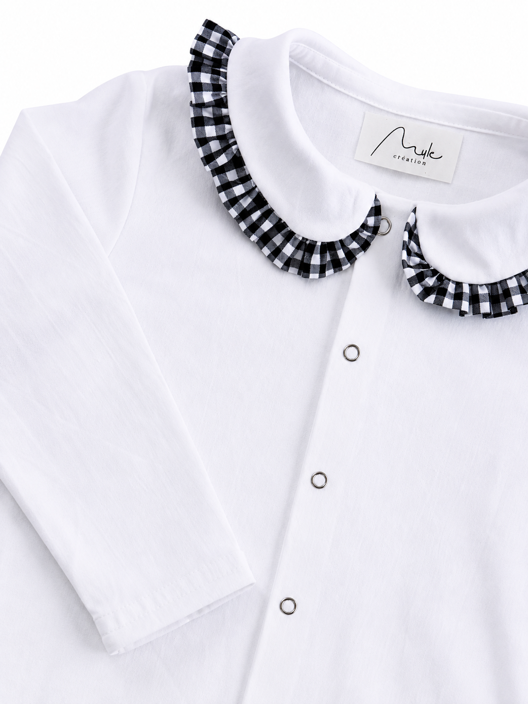 Chemise col volanté Myle création