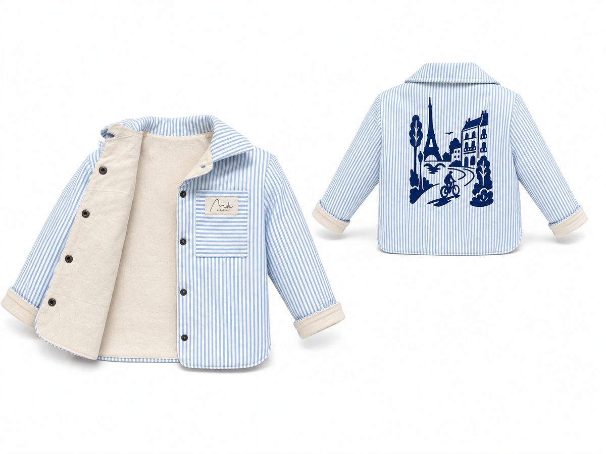 Veste mixte à motif Myle création