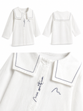 Chemise col marin mixte personnalisable Myle création