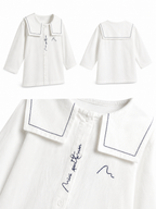 Chemise col marin mixte personnalisable Myle création