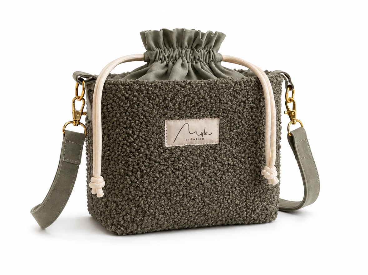 sac seau sherpa Myle création
