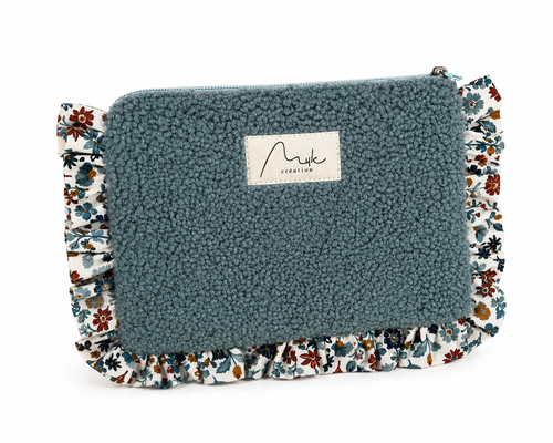 Pochette Liseuse sherpa à volants Myle création
